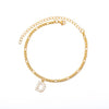 Tiny A-Z Initial Letter Anklets For Women Stainless Steel Gold Alphabet Cuban Link Anklet Bracelet Boho Jewelry Gift Bijoux