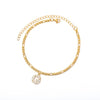 Tiny A-Z Initial Letter Anklets For Women Stainless Steel Gold Alphabet Cuban Link Anklet Bracelet Boho Jewelry Gift Bijoux