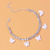 Stonefans Fashion Heart Rhinestone Anklets Wholesale Jewelry for Women Beach Barefoot Love Pendant Anklet Bracelet Leg Chain