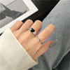 Hip Hop Cross Ring On Finger Chains Adjustable Jewelry Rings for Men Women Gothic anillos Aesthetic Rings 2021 Trend Accessories