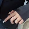 Hip Hop Cross Ring On Finger Chains Adjustable Jewelry Rings for Men Women Gothic anillos Aesthetic Rings 2021 Trend Accessories
