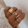 Moon Star Matching Rings for Women Anillos Mujer Gold Ring Set Bagues Girls Anillo Bohemian Jewellery Slytherin Accessories