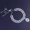 12mm DIY Gold Layered Initial Cuban Link Chain Iced Out Anklets for Women Cuban Anklet Ankle Bracelet Stainless Steel Jewelry