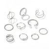 Hip Hop Cross Ring On Finger Chains Adjustable Jewelry Rings for Men Women Gothic anillos Aesthetic Rings 2021 Trend Accessories