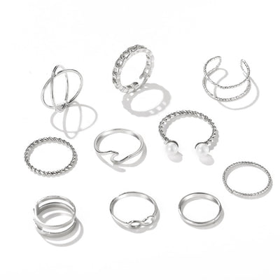 Hip Hop Cross Ring On Finger Chains Adjustable Jewelry Rings for Men Women Gothic anillos Aesthetic Rings 2021 Trend Accessories