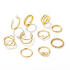 Hip Hop Cross Ring On Finger Chains Adjustable Jewelry Rings for Men Women Gothic anillos Aesthetic Rings 2021 Trend Accessories