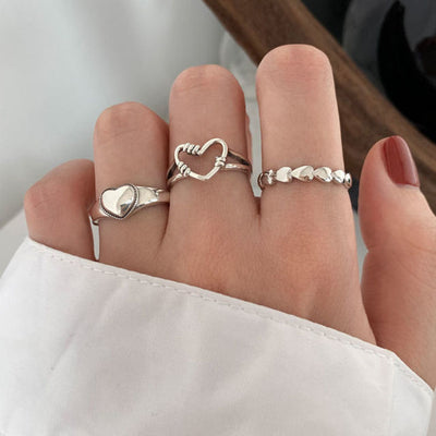 Hip Hop Cross Ring On Finger Chains Adjustable Jewelry Rings for Men Women Gothic anillos Aesthetic Rings 2021 Trend Accessories