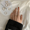 Hip Hop Cross Ring On Finger Chains Adjustable Jewelry Rings for Men Women Gothic anillos Aesthetic Rings 2021 Trend Accessories