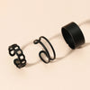Hip Hop Cross Ring On Finger Chains Adjustable Jewelry Rings for Men Women Gothic anillos Aesthetic Rings 2021 Trend Accessories