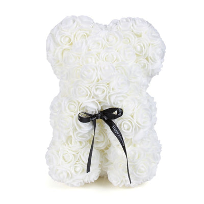 Valentines Day Gift  25cm Rose Teddy Bear From Flowers      Bear With Flowers  Red Rose Bear